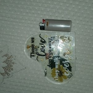 Handmade and hand painted memorial decor epoxy resin